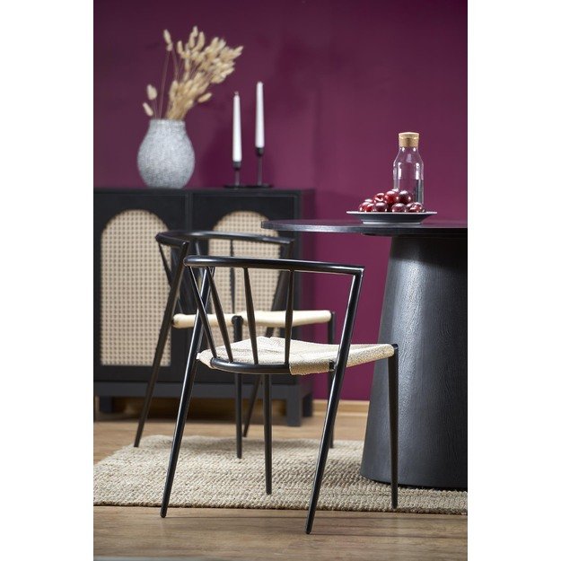GINTER round table, black 5