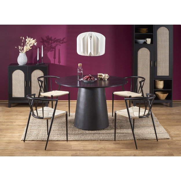 GINTER round table, black