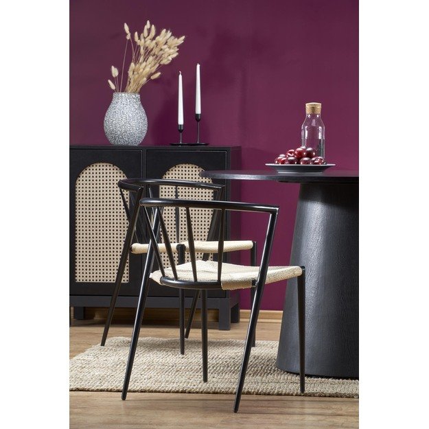 GINTER round table, black 6