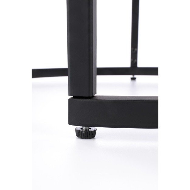 OREO set of two coffee tables, walnut / black 8