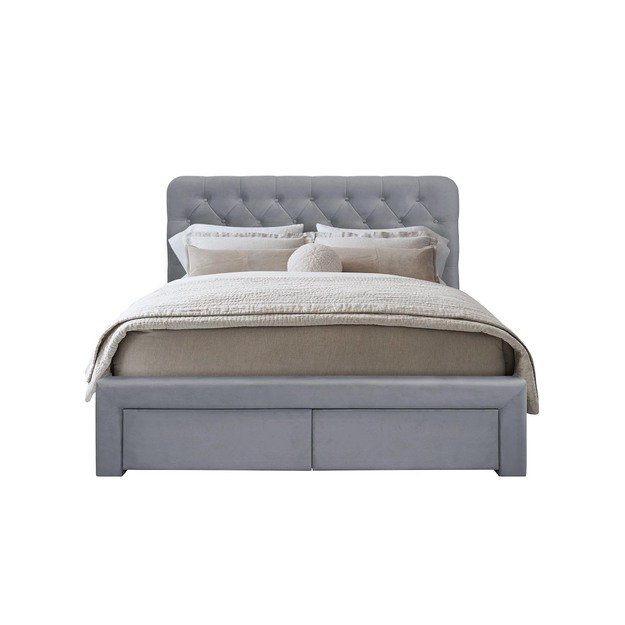 MARISOL 160 cm bed grey 2