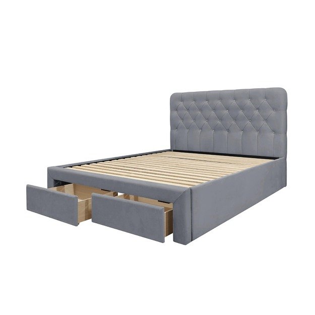 MARISOL 160 cm bed grey