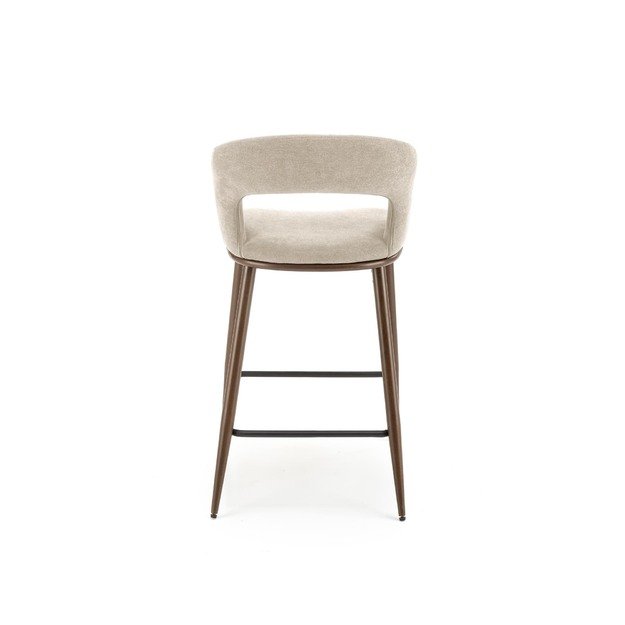H114 bar stool, beige / walnut 6