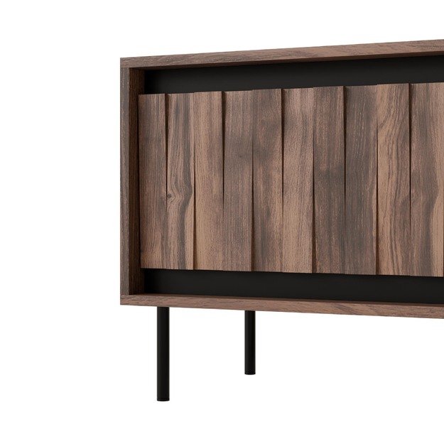 SWING RTV-1 TV-stand walnut / black 9