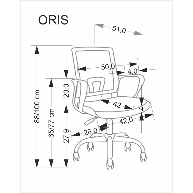 ORIS office chair multicolored 2
