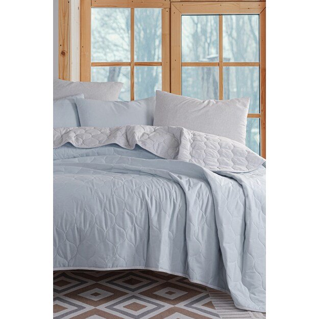 Solid - Light Blue, Grey 1