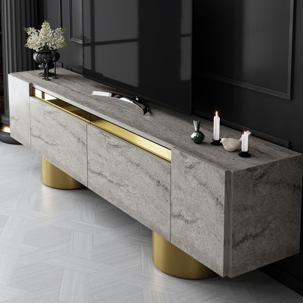 Bohem - Travertine, Gold 3