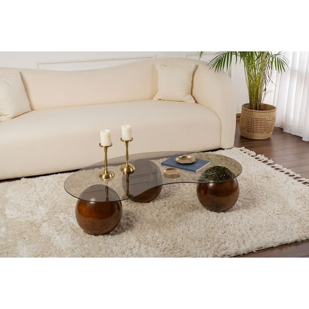 Sphere - Walnut, Bronze