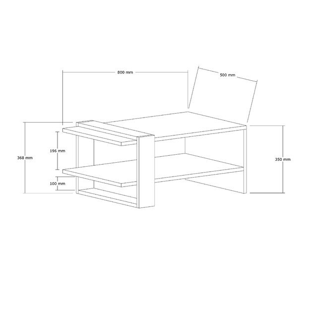 Gaye - Walnut, White 5
