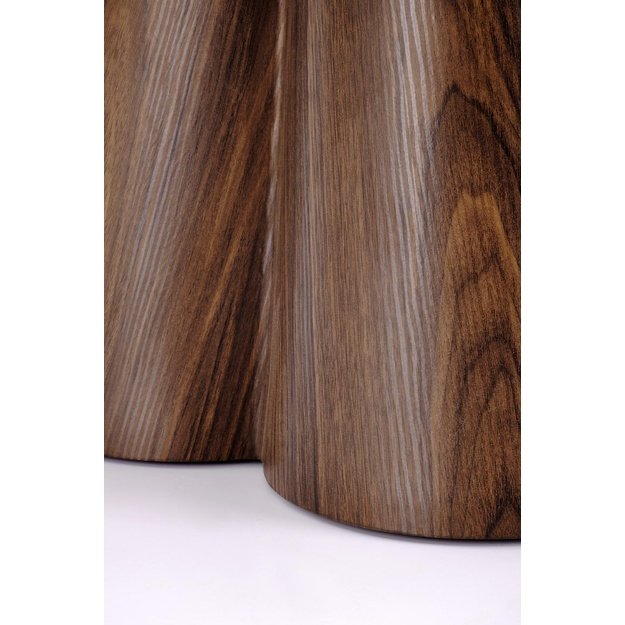 FRIDA  c.table travertine / walnut