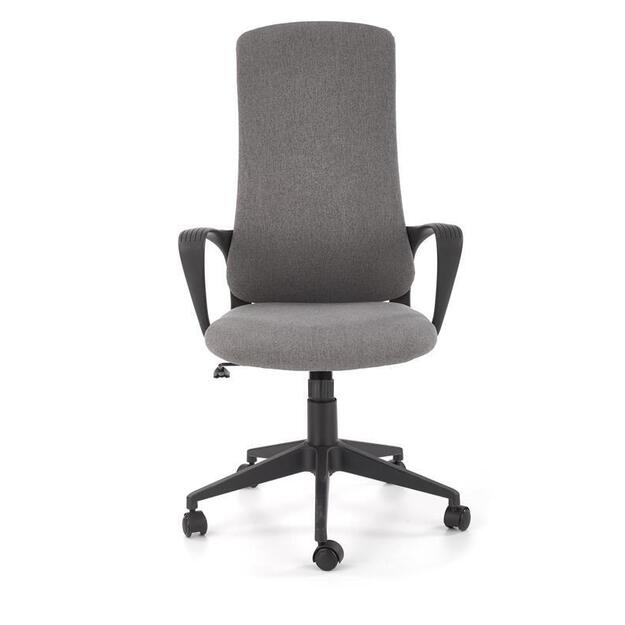 FIBERO pilka biuro kėdė su ratukais