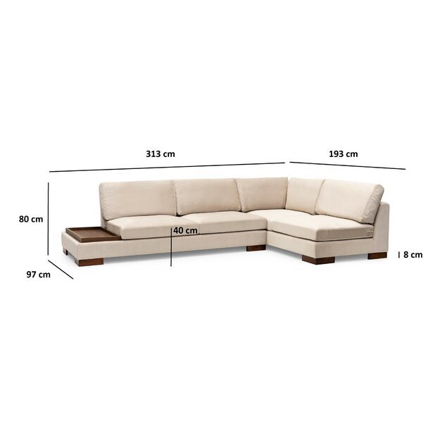 Kampinė sofa