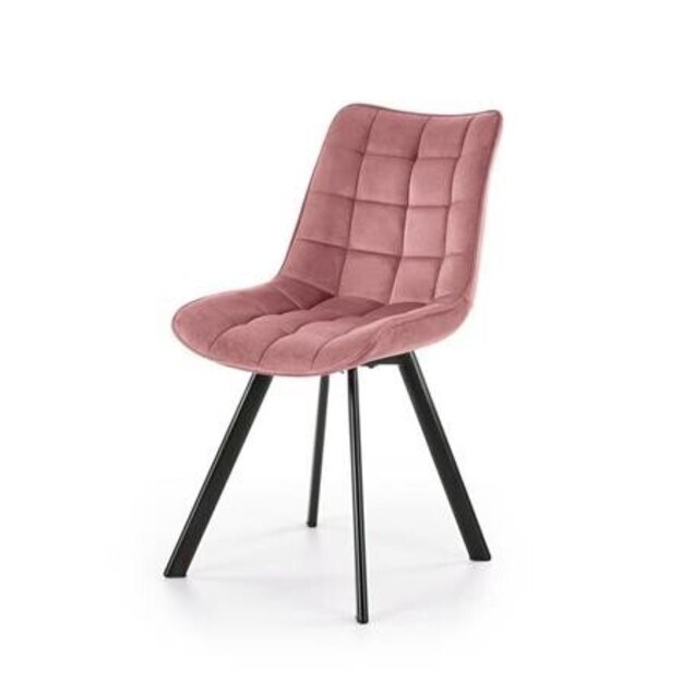 K 332 rožinė metalinė kėdė
