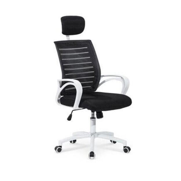 SOCKET biuro kėdė balta-juoda