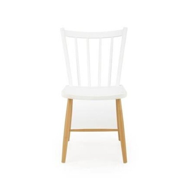 K419 balta metalinė kėdė