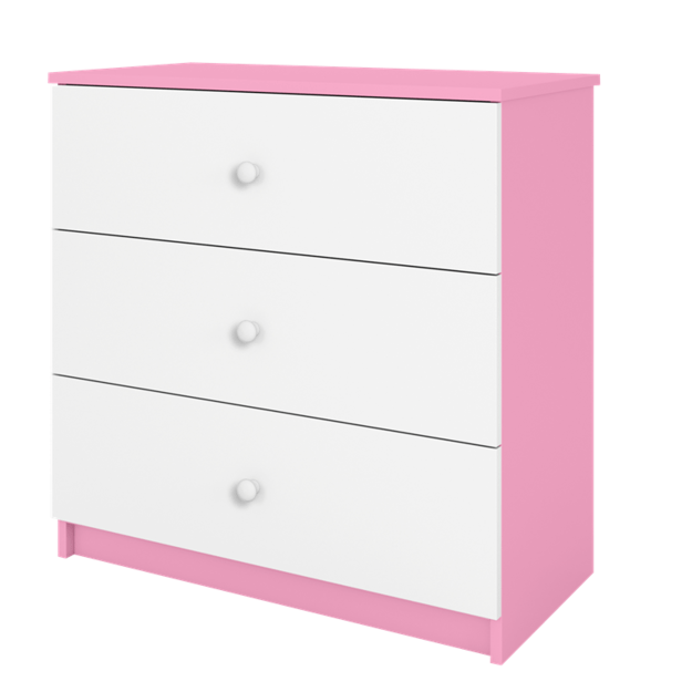 BABYDREAMS Chest of drawers babydreams pink without pattern, Pink 