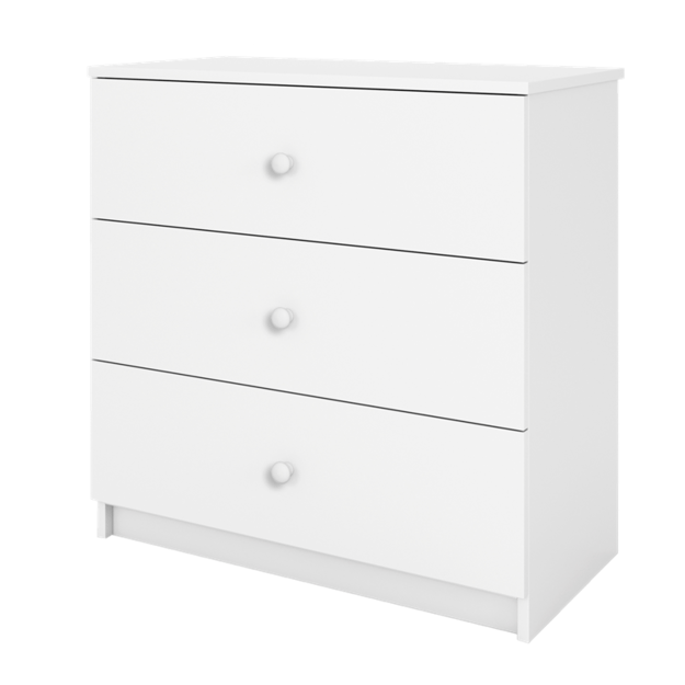 BABYDREAMS Chest of drawers babydreams white without pattern, White