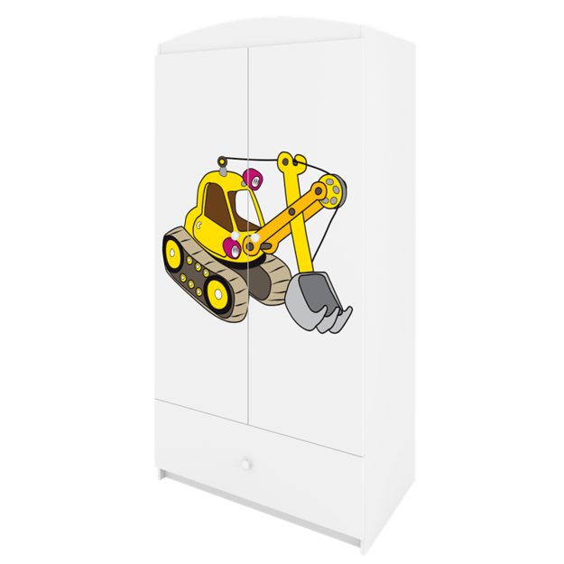 BABYDREAMS Wardobe babydreams white digger, White