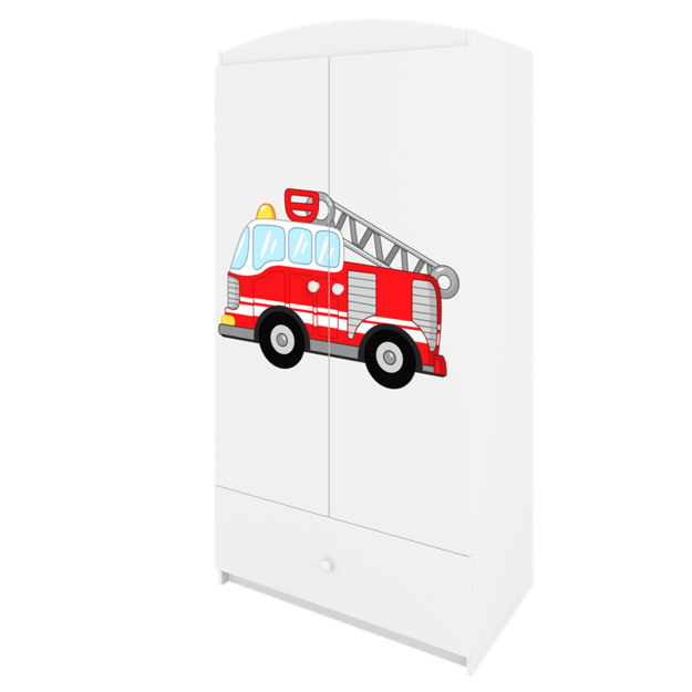 BABYDREAMS Wardobe babydreams white fire brigade, White