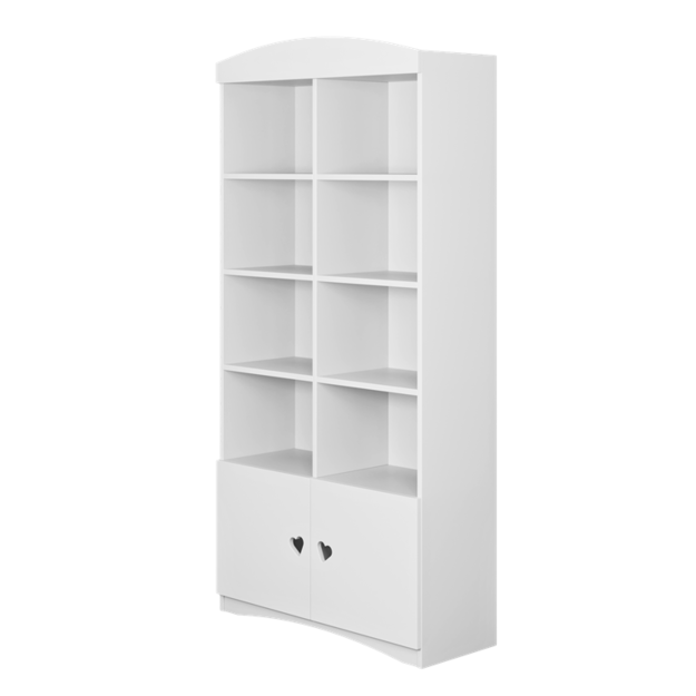 JULIA Bookcase Julia white, White