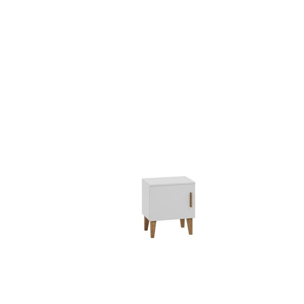 KUBI Night table kubi white, White