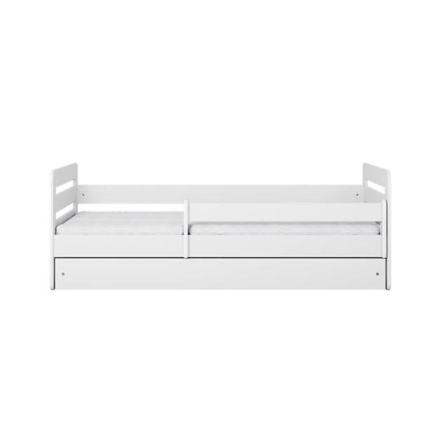 TOMI Bed tomi white with drawer without mattress 180/80, White